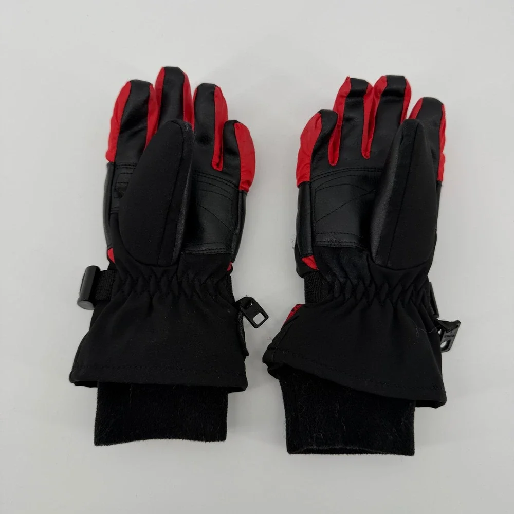 Gordini Aquabloc Ski Snowboard Gloves‎ Mittens Black Red Youth Small